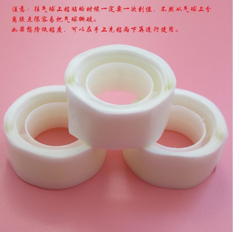 Punto de pegamento del globo pegajoso transparente que no deja marcas antiadherente pegamento de punto de la pared accesorios de suministros de boda punto de pegamento transparente