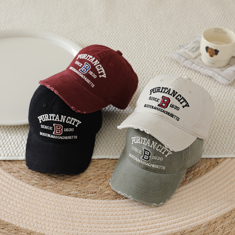 Trendige Kinder Sonnenkappe & Baseballcap Mit Farbkontrast_voghion.com