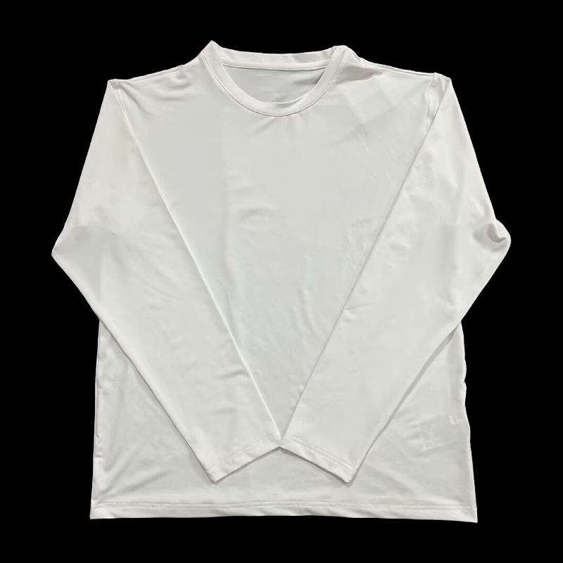 밀크 실크 긴팔 라이트 보드 화이트