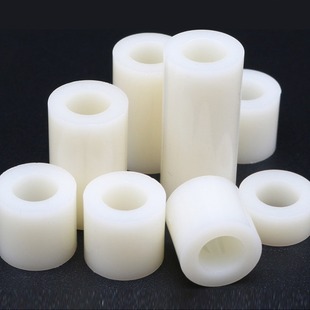 Outer diameter 7 inner diameter 3.2mm round body ABS gasket ABS spacer column pc plate spacer column straight through column plastic