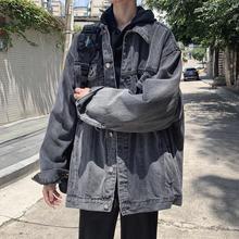 2025牛仔外套男韩版宽松潮流复古夹克男港风秋季上衣服男潮牌百搭