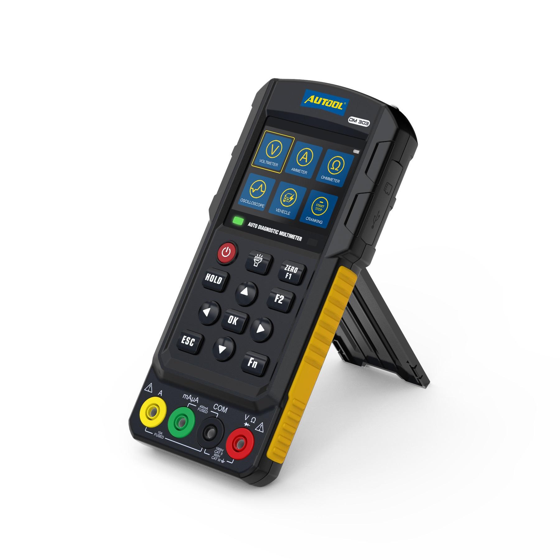 Probador AUTOOL DM303, Multímetro de Diagnóstico Automotriz AUTOOL