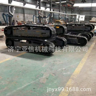 工程橡胶履带底盘 液压行走履带底盘 链轨式履带底盘报价