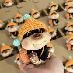 小紅書蜂犬ペンダント人形キーホルダーかわいいペンダント高価値ドーパミン