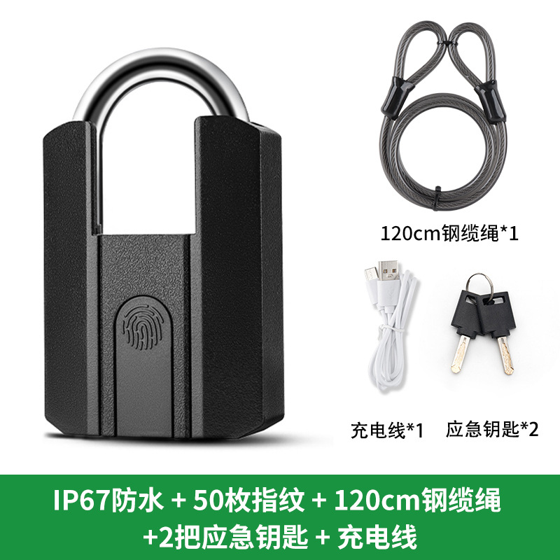 TTlock inteligente huella dactilar candado impermeable almacén dormitorio armario candado antirrobo huella dactilar con llave remoto graffiti