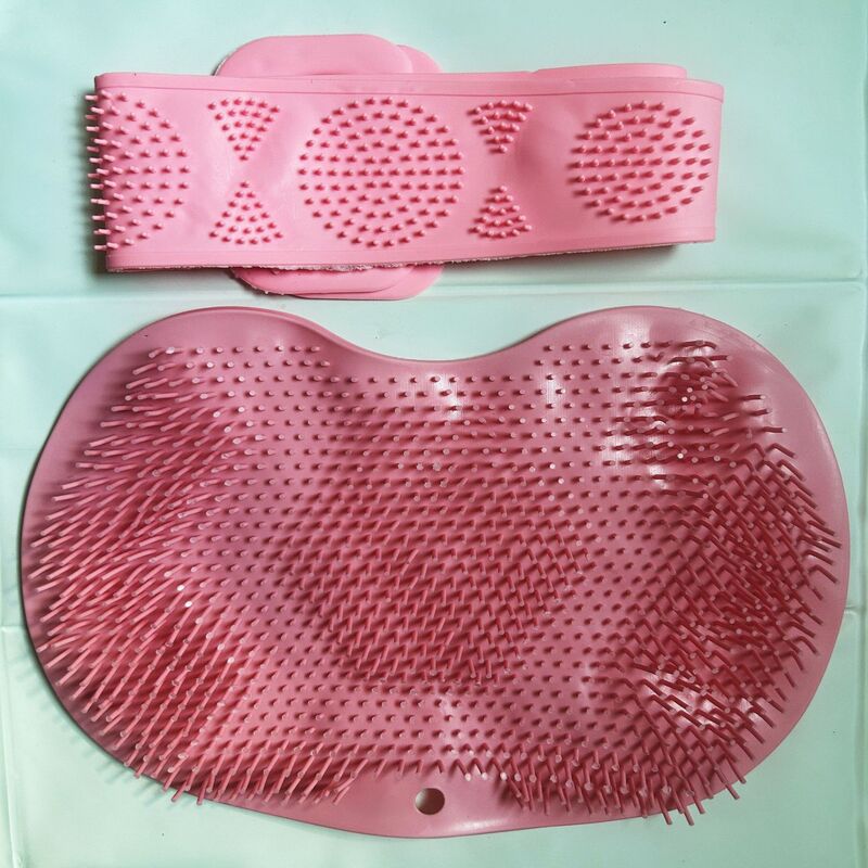 Bathroom Non-Slip Mat Shower Foot Scrubber Lazy Foot Brush Massage Foot Wash Foot Scrub Mat Long Silicone Bath Towel Bathroom Non-Slip Mat Shower Foot Scrubber Lazy Foot Brush Massage Foot Wash Foot Scrub Mat Long Silicone Bath Towel