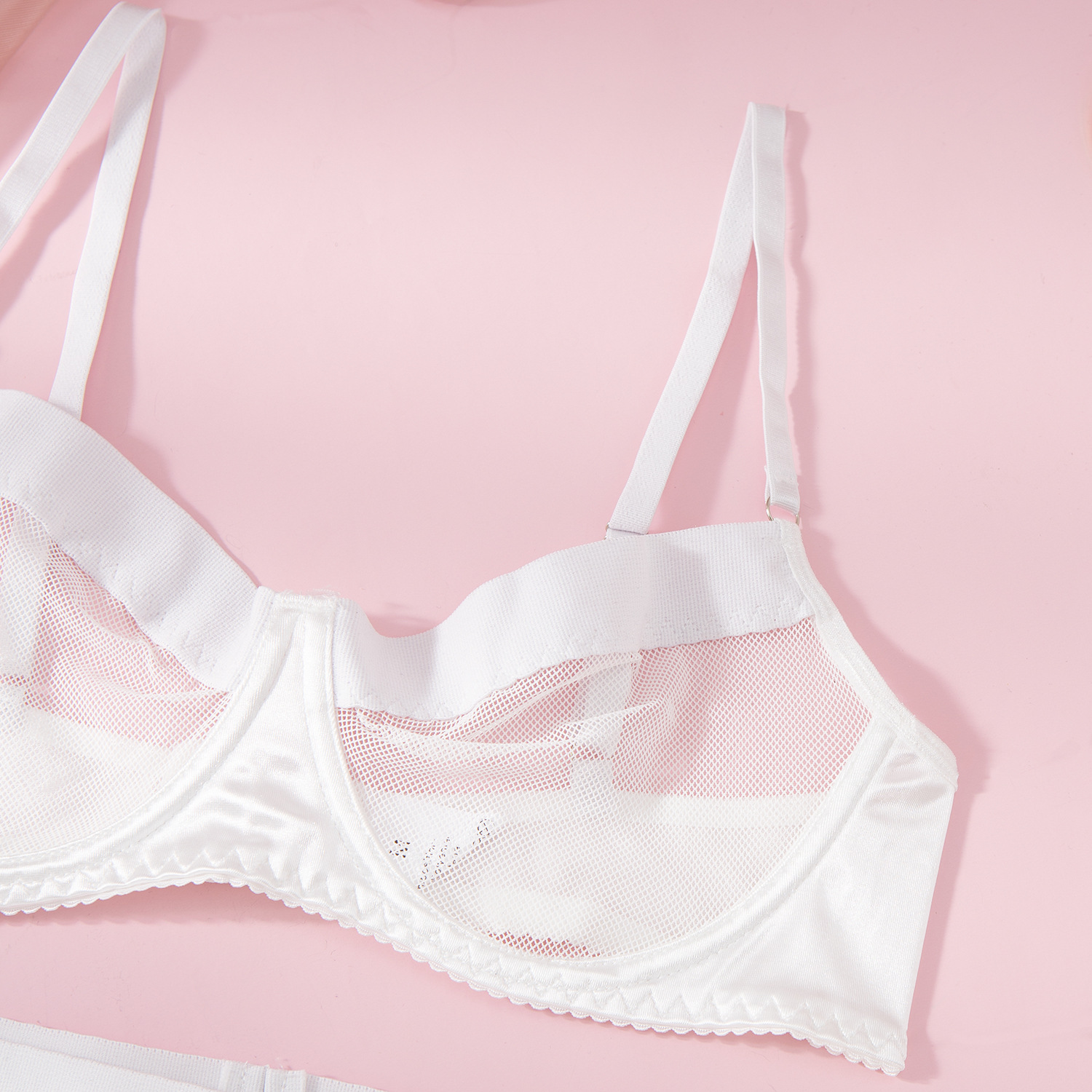 Mujeres Elegante Señora Sexy Color Sólido Conjunto De Lencería Sexy Coordinado Casual Fiesta A Diario Correa Lencería Sexy display picture 25