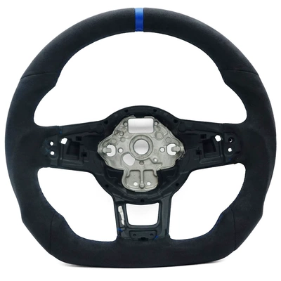 Suitable for Golf 7 Gti Golf Mk7 Rline Full Suede Blue Line Blue Return-To-Center Steering Wheel