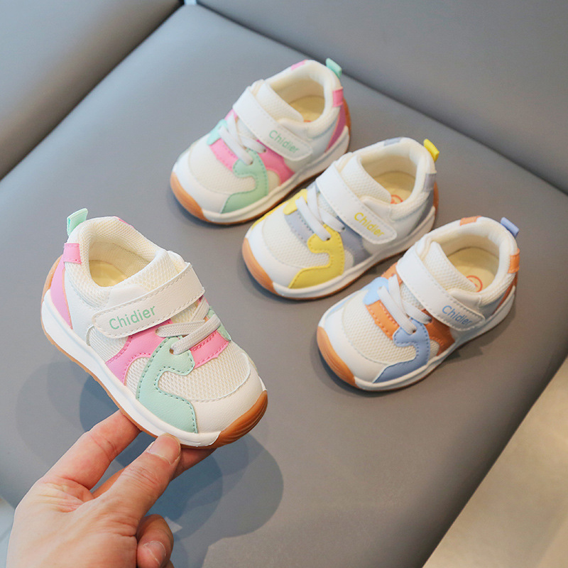 2024 otoño nueva zapatilla de deporte de los niños zapatos para correr estilo coreano niñas zapatos de entrenamiento alemán zapatos de bebé niño