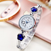 Electronic quartz fashionable swiss watch, waterproof steel belt, women's watch, Korean style