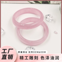 メーカー直販卸売り高級感粉晶東陵精品ブレスレットいちご晶女性ブレスレット天然水晶手飾り