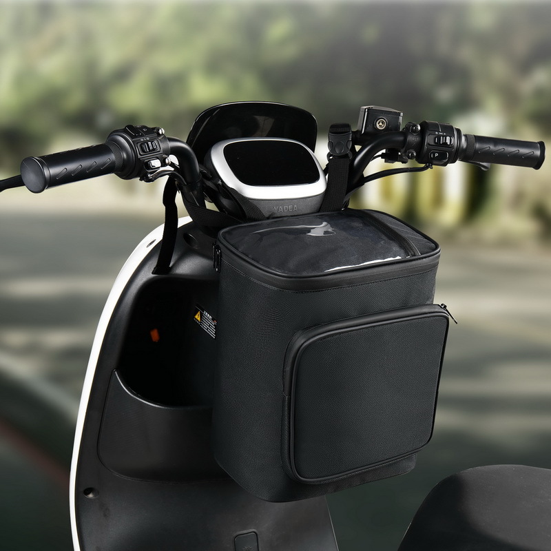 대형 배터리 자동차 전면 수납 가방 옥스포드 천 - 블랙