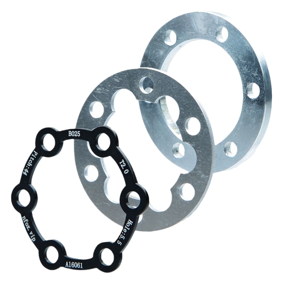 Monopatín bicicleta eléctrica disco de freno arandela modificación accesorios grueso 2 3 4 5 mm 6 agujero brida procesamiento Junta