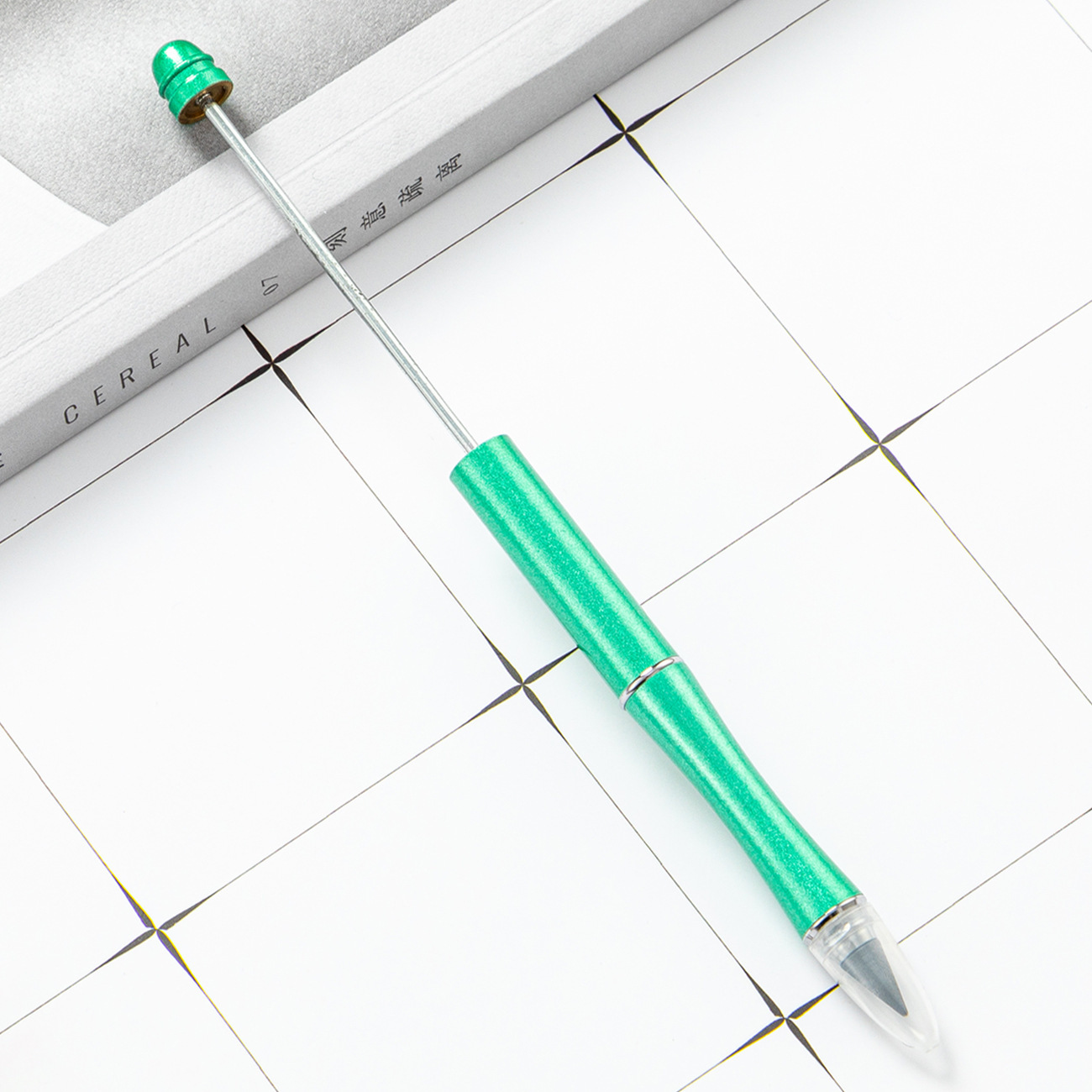 DIY cuentas lápiz dibujo sin cortar sin tinta para escribir lápiz continuo puede imprimir logo en stock lápiz eterno al por mayor