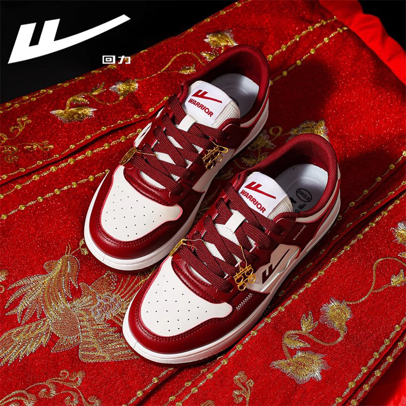 Pull-Back Shoes for Couples, New Sneakers for Men, Red Xiuhe Wedding Shoes, Casual Zodiac Year Sports Shoes for Women B