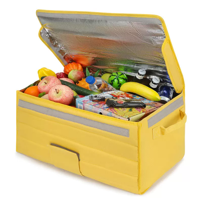 定制大容量保温袋户外野餐热食恒温包多功能外卖保鲜袋简约冷藏袋