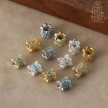 �~�18k��ɫС�U�������p���U�վG��ʯ����Ͱ��diy�ִ��D�\����