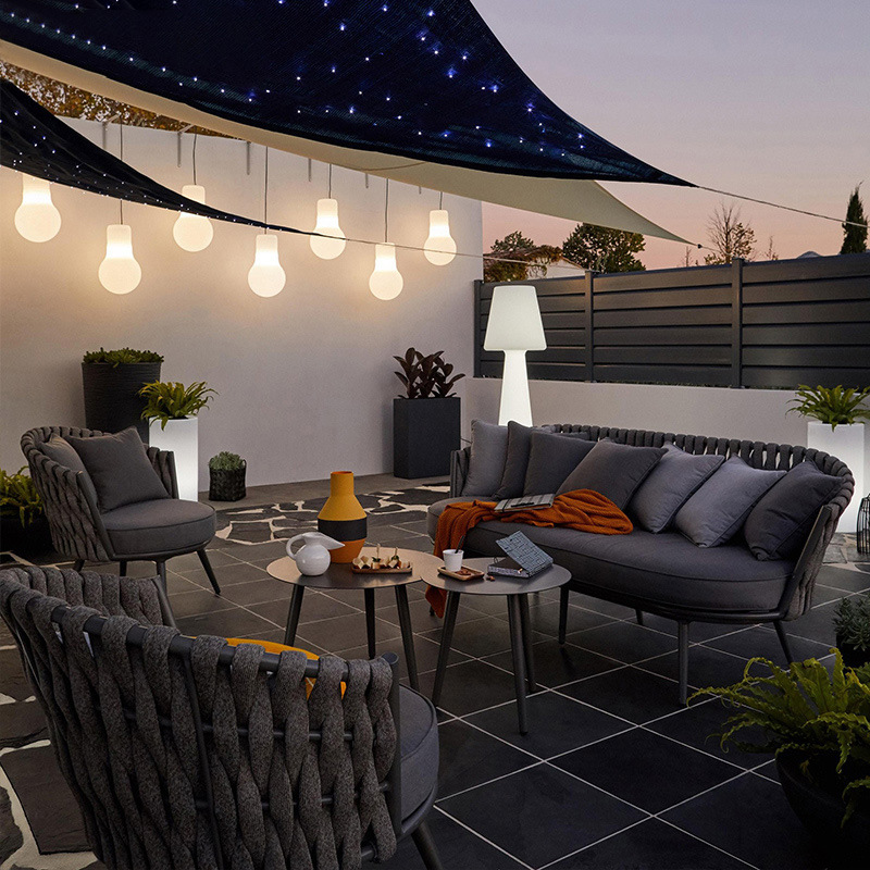 戶外沙發庭院別墅藤編家具室外客廳民宿室外露台陽台藤椅沙發組合