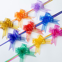 彩带拉花彩条婚车装饰礼品包装蝴蝶结婚房吊顶楼梯客厅雪纱拉花