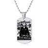 Riman Avada Tokyo Avengers necklace Tokyo Revengers Stainless Steel Dog Tie keychain