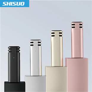 Shi Suo Wireless Laptop Microphone V8 Mobile Phone Live Interview Online Class Recording HD Radio Intelligent Noise Reduction Microphone