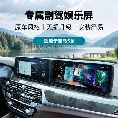For BMW 5 Series eight-core Android 12.3-inch wireless Carplay Hicar co-driver entertainment screen