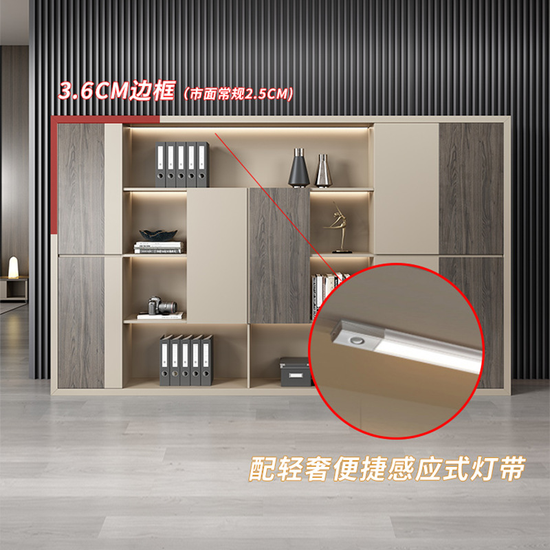 Lujo ligero de gama alta de lujo simple moderno jefe de escritorio gerente Presidente jefe mesa y silla combinación mesa de oficina