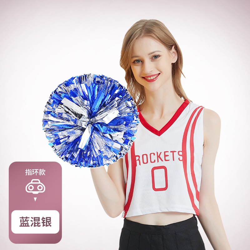 Porristas Bola de flores porristas mano flor mano sacudida flor danza rendimiento mano flor porristas flor bola de color rendimiento