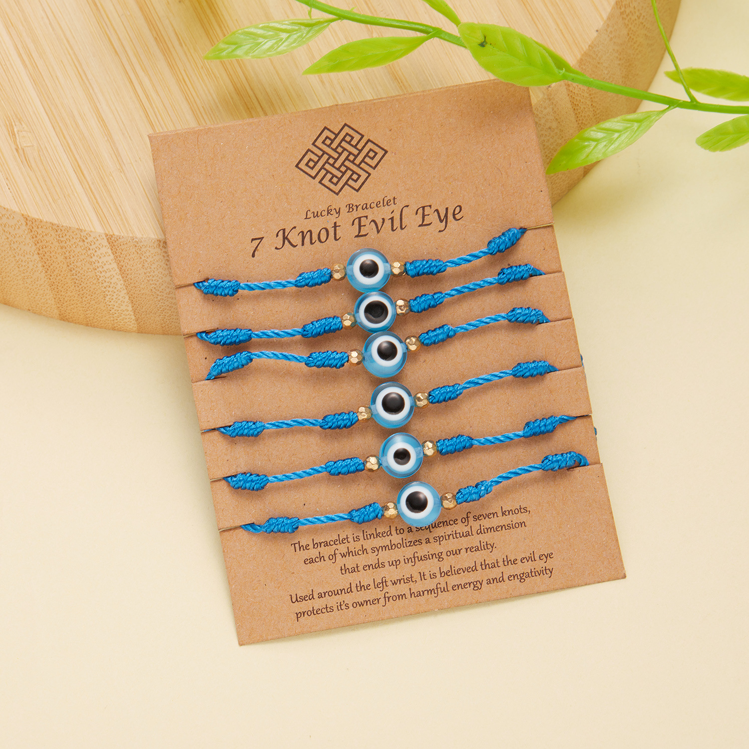 Fashion Eye Alloy Resin Knitting Unisex Bracelets 1 Piece