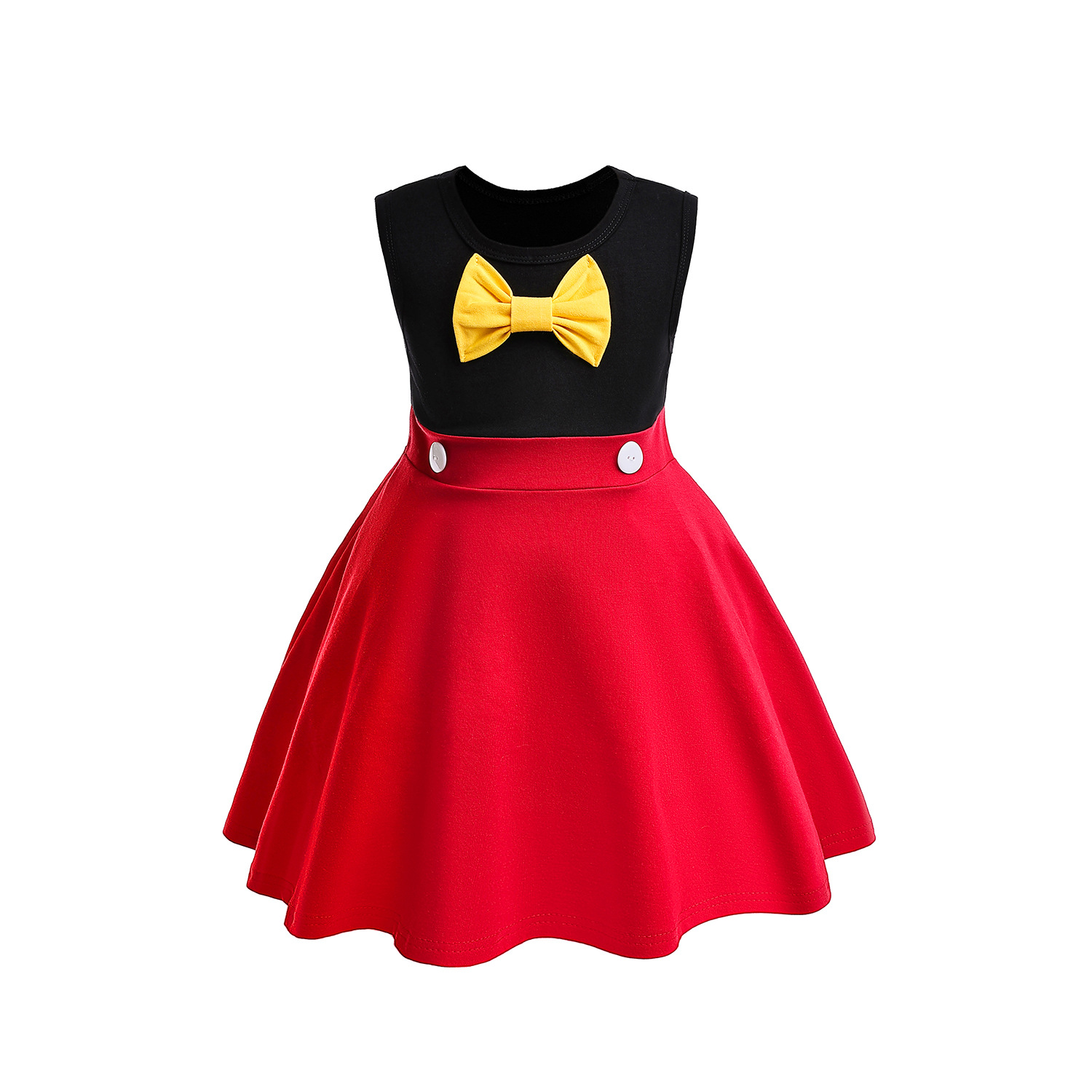 Vestido de Princesa para Niña, Diseño de Sirena con Estilo Ailina Mickey - Ropa Infantil de Comercio Exterior