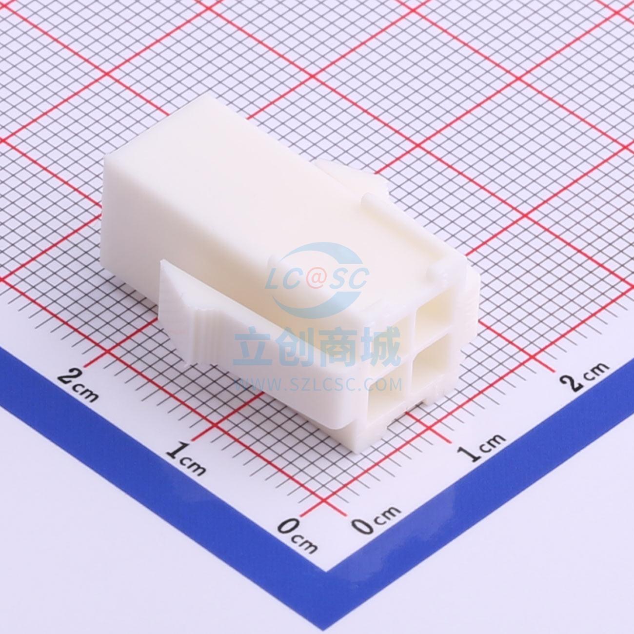 4.14mm Female plastic shell white mini-universal mate-n-lok Order Model