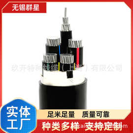 光伏交流电缆 YJV22铠装电缆 YJV 3*10+2*6  玖开 无锡群星线缆