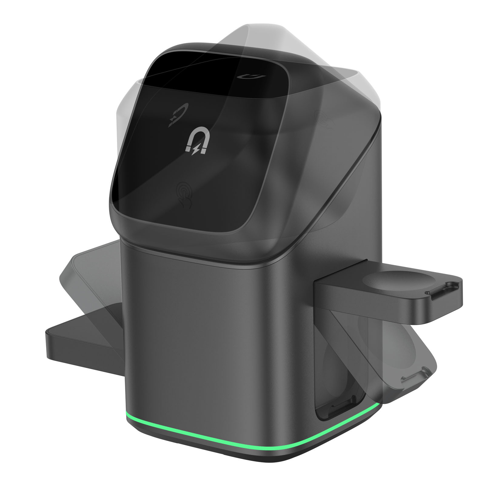 V23 Qi2 3 in 1 wireless charger