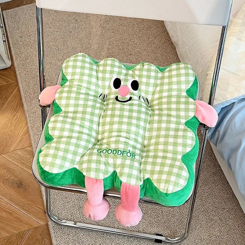 かわいい円形座布団抱き枕事務室は長く座っています。|undefined