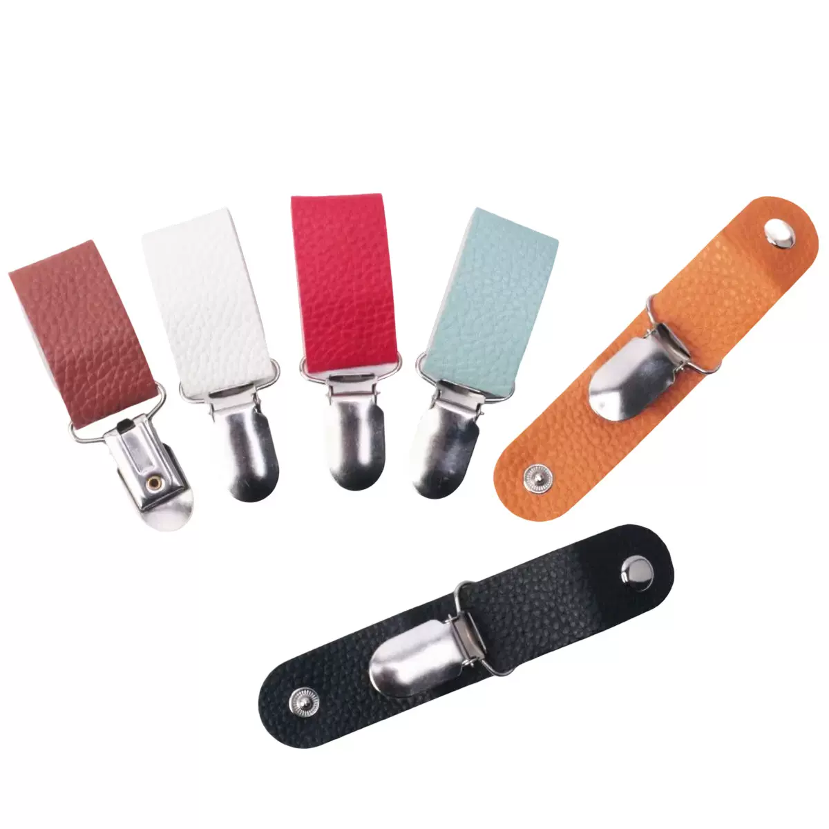 新款旅行皮革帽子夹户外背包行李收纳夹PU皮多用途草帽夹帽子配件