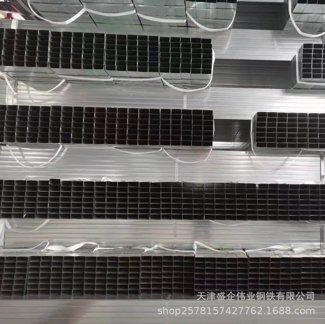 厂家供应市政护栏专用镀锌管 Q195镀锌带方管 热镀锌方管规格齐全