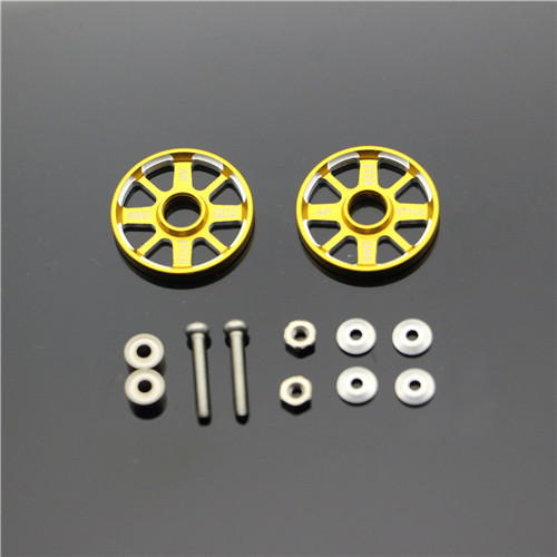 Self-made four-wheel drive accessories aluminum alloy lightweight hollow guide wheel 19MM guide wheel, cyclone guide wheel single price