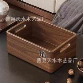 简约桌面收纳盒茶几客厅收纳筐橱柜杂物零食家用储物箱木置物筐子