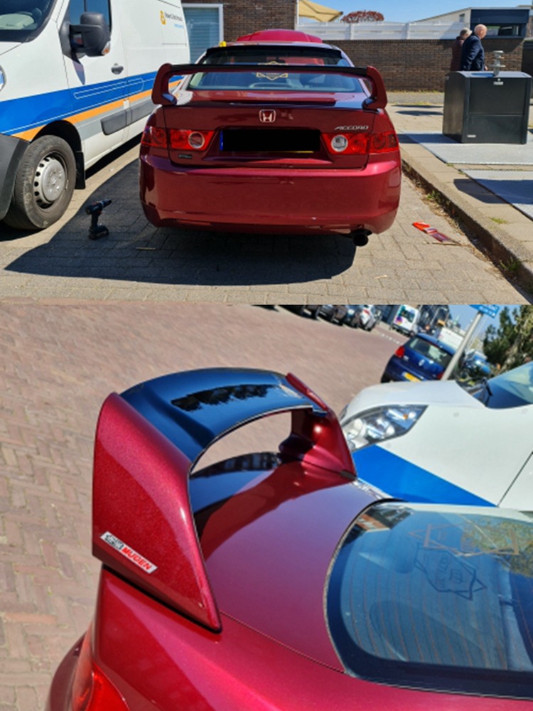 Suitable for 2008-2013 Honda Accord Abs Fd2 Spoiler Accord Car Trunk Lid Rear Spoiler
