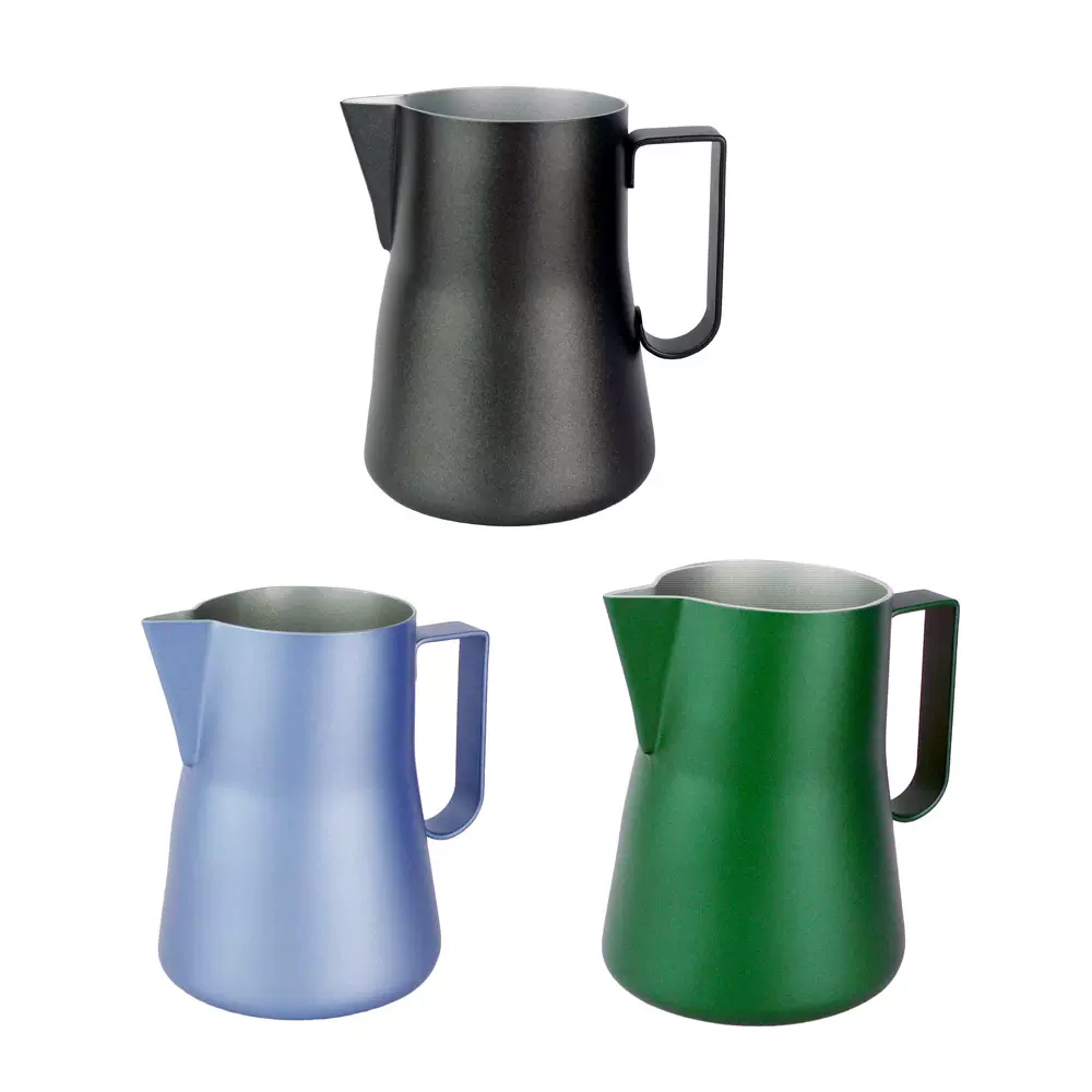 新款亚马逊热销款 尖嘴打奶杯不粘涂层 咖啡拉花缸拿铁艺术拉花杯