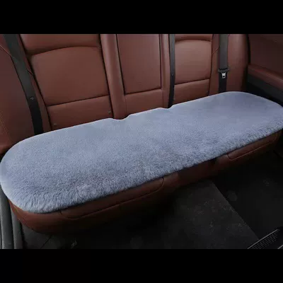 Cushion Universal Seat Cushion – Wool pad - gray-rear-platoon-seat
