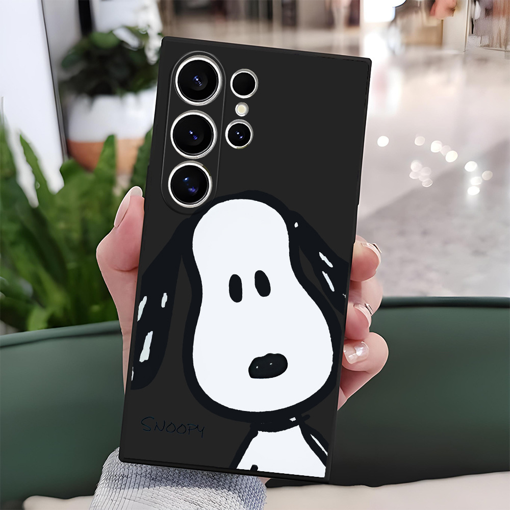 史努比适用S23FE三星手机壳卡通Note20小众新款S22U个性A51硅胶软