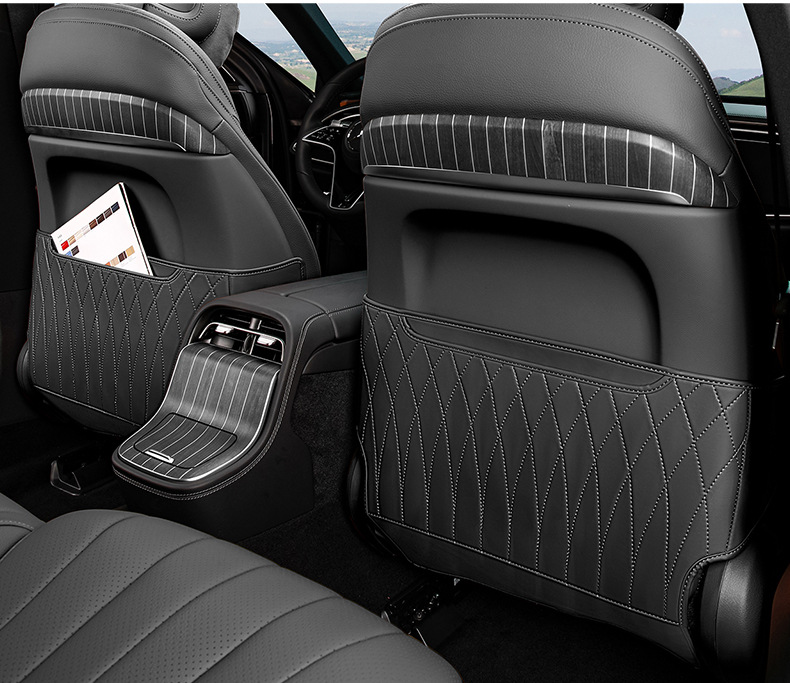 Applicable to Mercedes-Benz seat anti-kick pad E300L/GLC300l/C260l rear protective interior decoration E-class