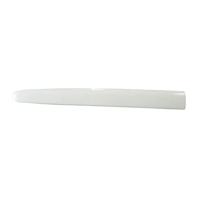 Motorcycle Fender – Panels - rear-upper-left-straight-edge-strip-white-embryo