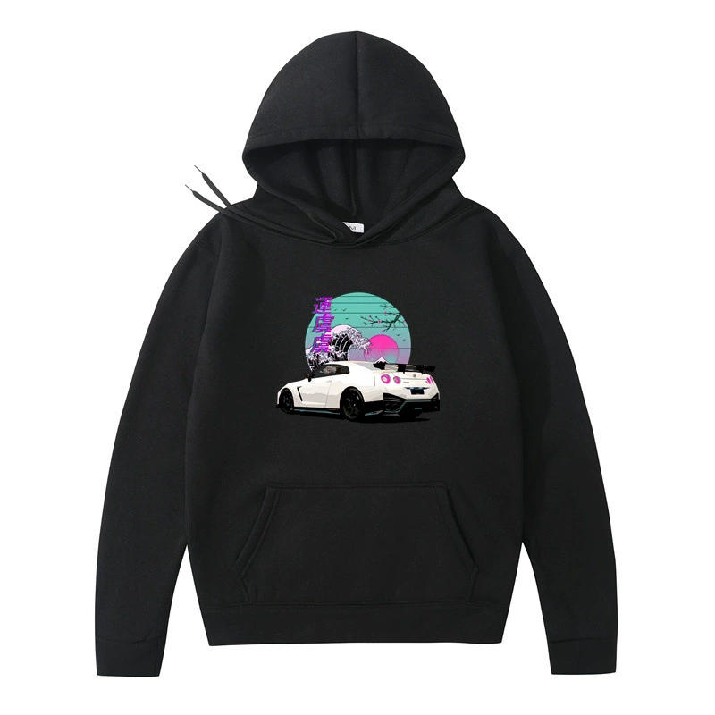 Трансграничная Amazon AliExpress 20224 осенне-зимние мужские и женские толстовки и толстовки с принтом японского аниме