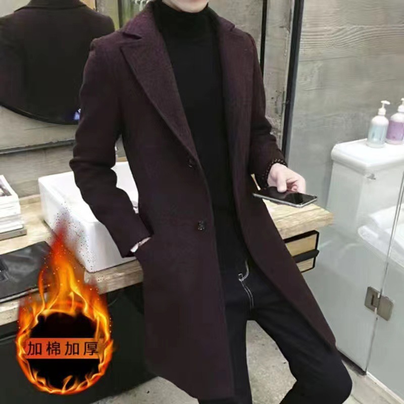 酒红色加棉