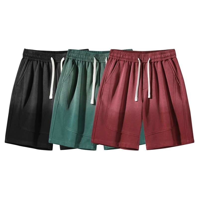 Foreign Trade Wholesale 2026 Spring Basketball Vintage Shorts Five-Point Pants Casual Gradient Plain Knit Elastic Sports Shorts Foreign Trade Wholesale 2026 Spring Basketball Vintage Shorts Five-Point Pants Casual Gradient Plain Knit Elastic Sports Shorts