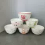 家用釉下彩陶瓷花面餐具碗