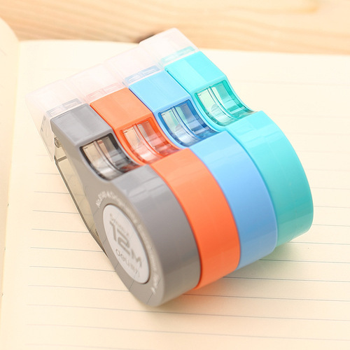 Deli 8149 correction tape 5mm wide 12 meters long creative shape cute student supplies correction tape correction tape