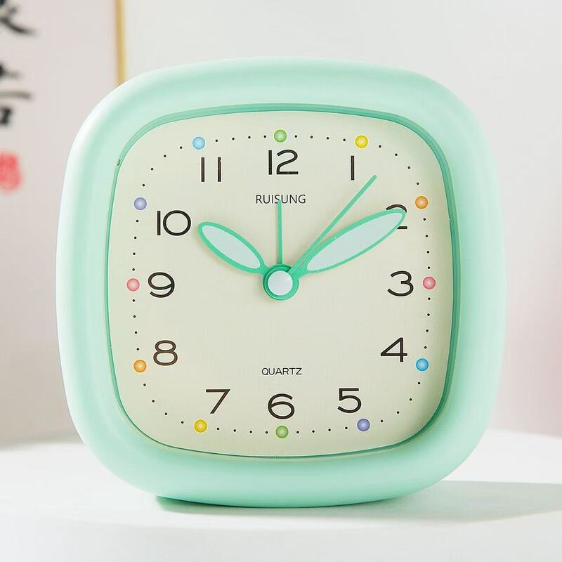 2025 New Cream-Style Student Alarm Clock, Silent Scanning Alarm Clock, Cute Desktop Clock, Cross-Border New Silent Alarm Clock 2025 New Cream-Style Student Alarm Clock, Silent Scanning Alarm Clock, Cute Desktop Clock, Cross-Border New Silent Alarm Clock